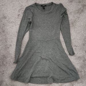 Forever 21 Gray Long Sleeve Dress | Size XS